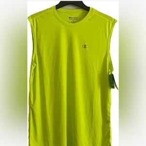 CHAMPION Men’s DoubleDry©️ Bright Yellow Muscle Shirt